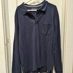 Eddie Bauer Outdoor Long Sleeve Polo - XL